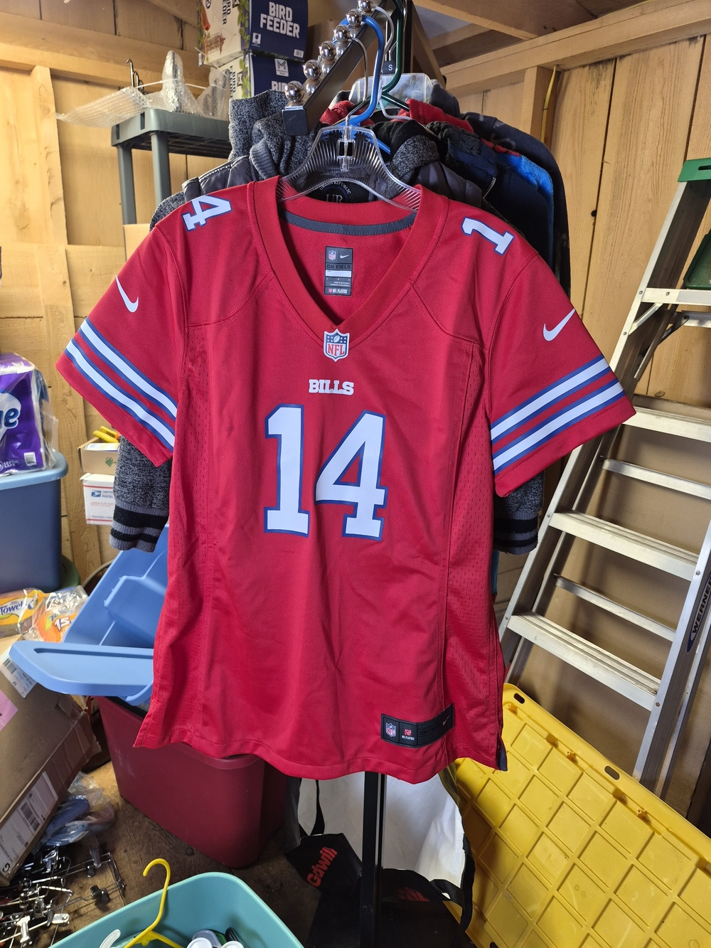 Nike Women’s Red Buffalo Bills #14 Game Jersey Bin 64